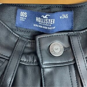 HOLLISTER Vegan Leather Pants